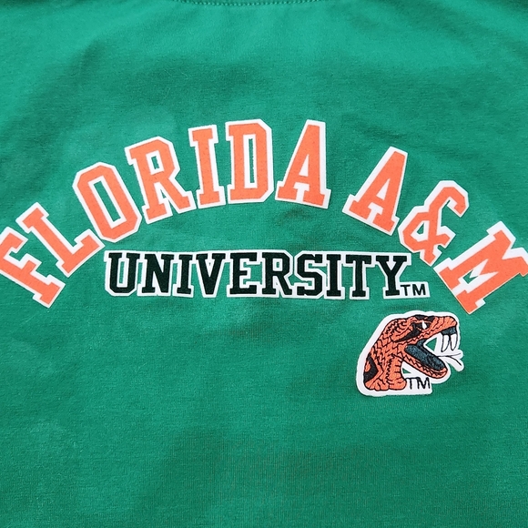 FLORIDA A&M UNIVERSITY WOMANS CROP STRETCH T- SHIRT SIZE SMALL - Picture 5 of 10